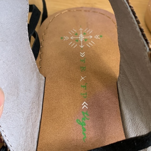 Free People x Faryl Robin Snake Maddox Gladiator Vegan Leather Lace Up Sandals - Picture 5 of 9